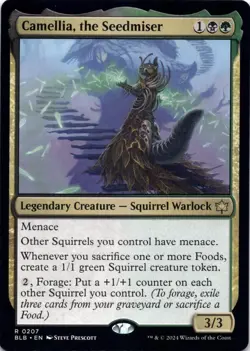 Camellia, the Seedmiser Bloomburrow - Magic MTG NM - Image 1