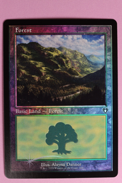 Island Basic Land Commander Masters Foil 449 Retro Frame MTG NM NP - Image 1