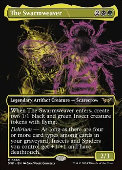 The Swarmweaver - Foil - Showcase - Duskmourn: House of Horror #0363 MTG Magic T - Image 1