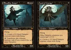 Bloodline Keeper // Lord of Lineage - Retro Frame Magic mtg NM-Mint, English Inn - Image 1