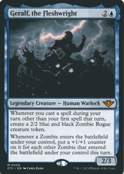 MTG Geralf, the Fleshwright Normal NM Outlaws of Thunder Junction Magic 50 - Image 1