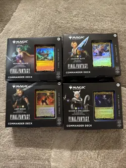 Final Fantasy Commander Decks Sealed, Set of 4, Magic The Gathering - Image 1