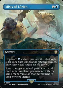 Mists of Lorien Borderless Regular - Tales Of Middle-Earth Commander MTG-NM - Image 1