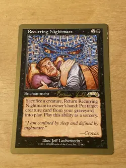 MTG Recurring Nightmare Seattle 1998 World Championships NM English - Image 1