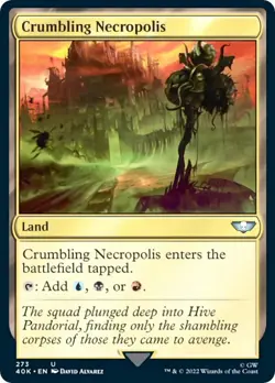 MTG Foil - Crumbling Necropolis (Surge Foil) - 273 / NM / English - Image 1