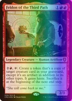 MTG Feldon of the Third Path (6/332) Commander Anthology 2018 LP FOIL - Image 1