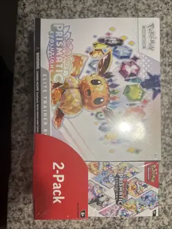 Pokemon Scarlet & Violet Prismatic Evolutions Elite Trainer Box Booster Bundle - Image 1