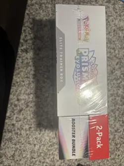 Pokemon Scarlet & Violet Prismatic Evolutions Elite Trainer Box Booster Bundle - Image 2
