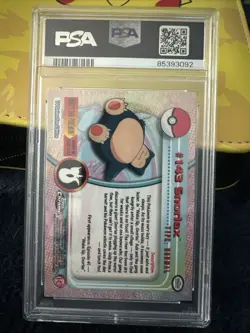 2000 Topps Chrome Snorlax #143 Pokemon Holo Rare MINT - Image 2