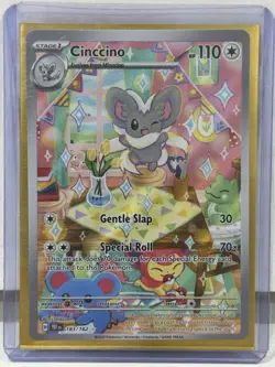 Cinccino 183/162 Temporal Forces (Illustration Rare) Pokemon TCG Mint Condition - Image 3