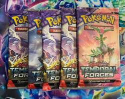 Pokemon TCG - Scarlet & Violet Temporal Forces - BOOSTER PACKS [5 Pack Lot] - Image 1