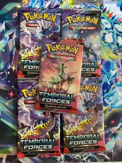 Pokemon TCG - Scarlet & Violet Temporal Forces - BOOSTER PACKS [5 Pack Lot] - Image 2