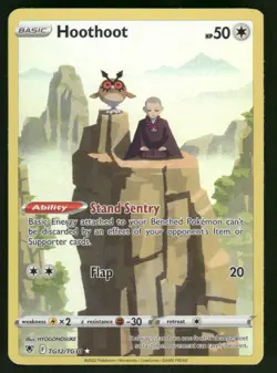 Hoothoot TG12/TG30 Ultra Rare Holo NM Pokemon SWSH10: Astral Radiance Trainer Ga - Image 1