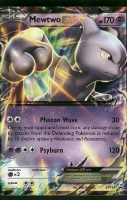 Mewtwo EX - XY183 Promo Holo NM Pokemon XY Promos - Image 1