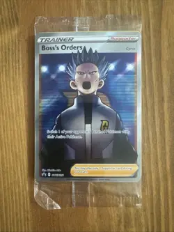 Pokemon TCG - Boss's Orders Cyrus - Black Star Promo Sword & Shield - SEALED - Image 1