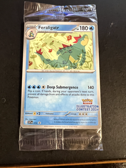 Promo Pokemon Illustration Contest 2024 - Feraligatr - Pikachu - Toxtricity EX - Image 1