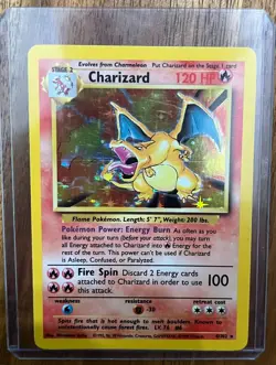 Charizard Base Set #4 Pokemon TCG 1999 Holo Rare Mint - Image 1