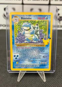 Pokemon TCG Blastoise 2/102 Celebrations 25th Anniversary Collection 2021 - Image 1