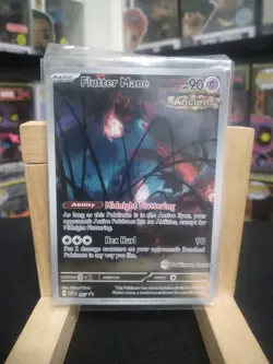 Pokemon TCG Flutter Mane SVP 097 Temporal Forces (Pokemon Center Stamp) Sealed - Image 1