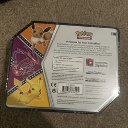Pokemon TCG V Powers Tin Eternatus V 5 Booster Packs Factory Sealed.. - Image 2