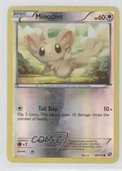 Minccino Reverse Foil Pokemon Black & White Base Set #88 READ - Image 1