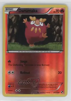 Darumaka Reverse Foil Pokemon Black & White Base Set #24 - Image 1