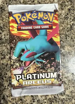 Pokemon TCG Platinum Arceus Sealed Booster Pack | NEW/Sealed | Salamence Art - Image 1