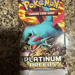 Pokemon TCG Platinum Arceus Sealed Booster Pack | NEW/Sealed | Salamence Art - Image 3