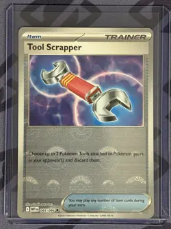 Pokemon TCG - Tool Scrapper 85/86 Pokeball Reverse - Pack Fresh - White Flare - Image 1