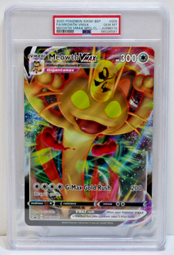 PSA 10 JUMBO MEOWTH VMAX #SWSH 005 POKEMON BLACK STAR PROMO FULL ART LOW POP - 9 - Image 1