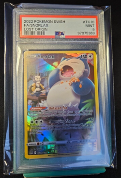 2022 Pokemon - Snorlax - Full Art - Lost Origin - SWSH - PSA 9 MiNT - Image 3