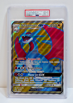 PSA 10 JUMBO SALAMENCE GX #SM139 POKEMON 2018 S&M BLACK STAR PROMO LOW POP - 8 - Image 1