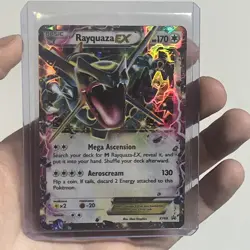 Rayquaza EX - XY69 - Shiny Rayquaza EX Box Promo English Pokemon LP/MP - Image 1