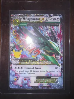 M Rayquaza EX 76/108 Classic Collection Holo Celebrations Pokemon TCG - Image 1