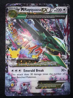 M Rayquaza EX 76/108 Classic Collection Holo Celebrations Pokemon TCG - Image 2