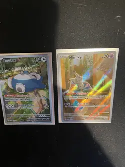 Pokemon TCG Snorlax 151 ETB Promo And Mimikyu Paldean Fates Promo - Image 3