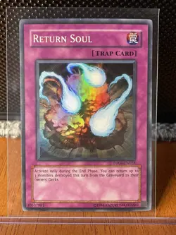 Yugioh! TCG Return Soul DP04-EN028 Super Rare Unlimited - NM - Image 1