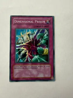 Yugioh Dimensional Prison WC08-EN003 Super Rare HP/Creased - Image 1