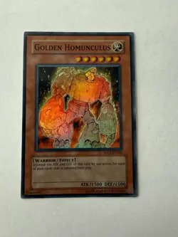 Yugioh - Golden Homunculus - Super Rare WC6-EN001 NM - Image 1