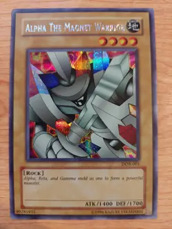 Alpha the Magnet Warrior - DOR-001 - Very Lightly Played VLP - Secret Rare - Image 1