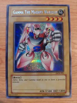 Gamma the Magnet Warrior - DOR-003 - Very Lightly Played VLP - Secret Rare - Image 1