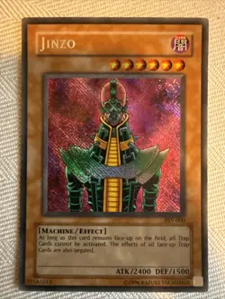 Yu-Gi-Oh! Jinzo PSV-000 Unlimited Secret Rare NM - Image 1