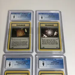 Pokemon CGC 9 Lot of 4 Gym Heroes & Gym Challenge First Edition Cards Pokemon - Image 3