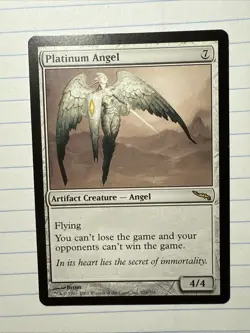 Platinum Angel Mirrodin MTG Card 228/306 Light Play Condition - Image 1