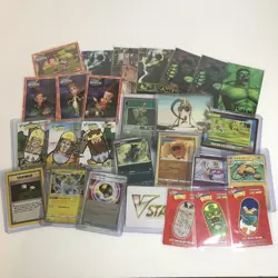 Mixed Lot of TCG Cards Hulk Madagascar Jimmy Neutron Pokemon Mighty Beanz Mario - Image 2