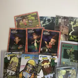 Mixed Lot of TCG Cards Hulk Madagascar Jimmy Neutron Pokemon Mighty Beanz Mario - Image 3