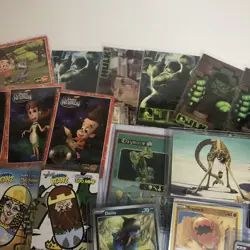 Mixed Lot of TCG Cards Hulk Madagascar Jimmy Neutron Pokemon Mighty Beanz Mario - Image 4