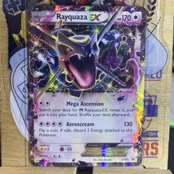 Mint Pokemon TCG Rayquaza EX XY69 Black Star Promo Holo Card - Image 1