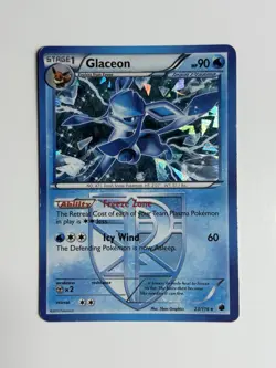 Pokemon TCG Glaceon Team Plasma Plasma Freeze Card 23/116 Cracked Ice Holo - Image 1