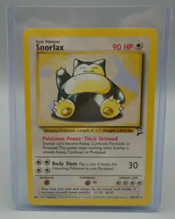 Pokemon Card Snorlax Non Holo 30/130 1999-2000 Wizards - Image 3